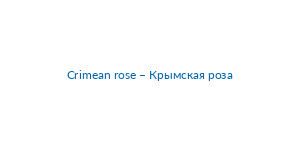 Crimean rose â€“ ÐšÑ€Ñ‹Ð¼ÑÐºÐ°Ñ Ñ€Ð¾Ð·Ð° Logo