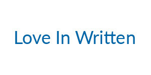 Love In Written Logo