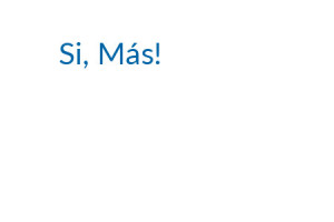 Si, Más! logo